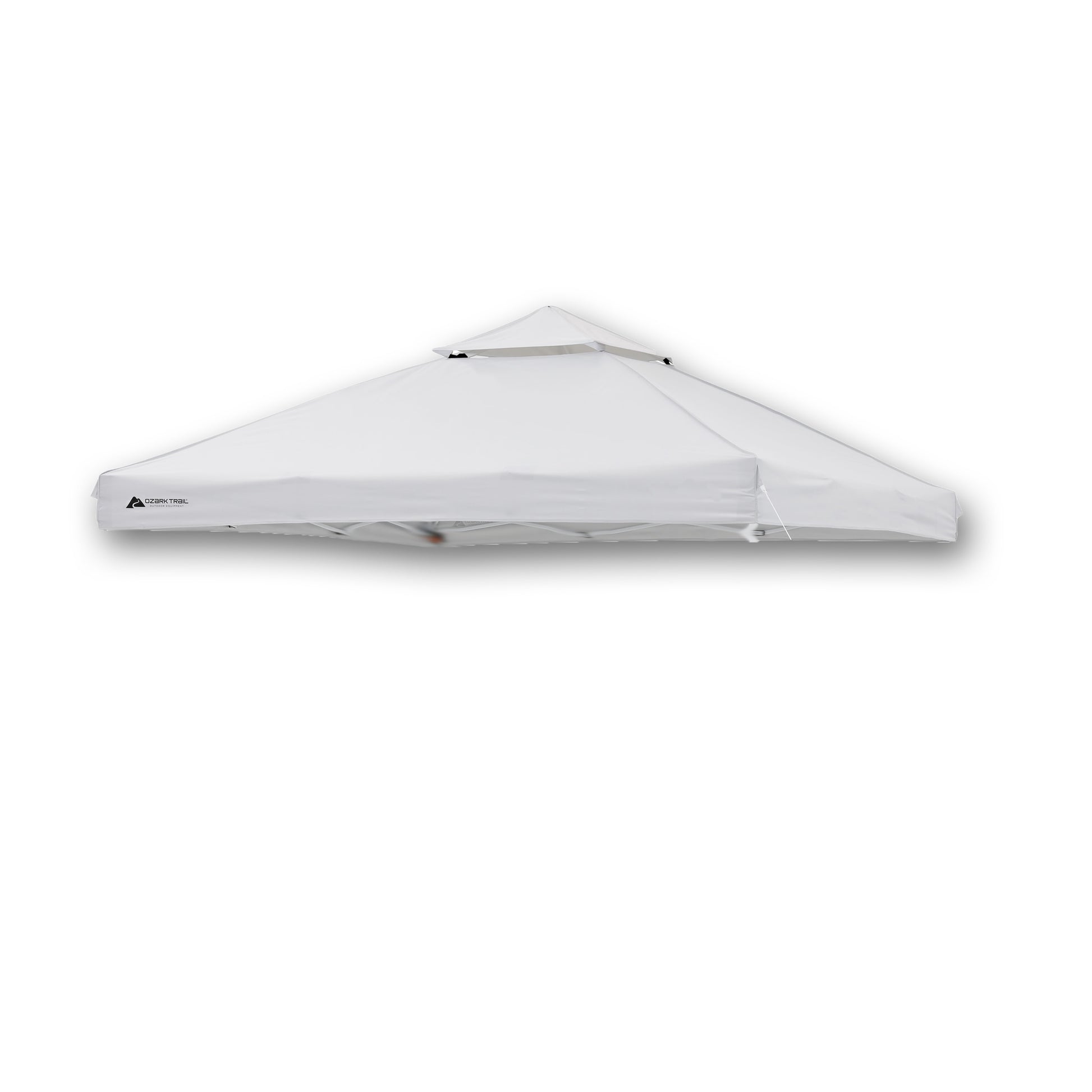 Ozark Trail 12x12 dual peak canopy top with roof vent, white, replacement canopy cover only
