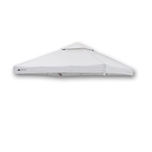 Ozark Trail 12x12 dual peak canopy top with roof vent, white, replacement canopy cover only

