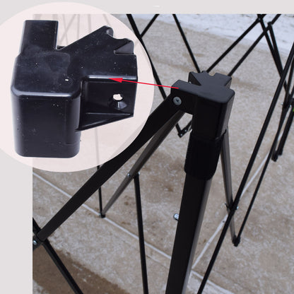 Ozark Trail 10x10 straight leg canopy frame for upper leg cap fitment reference