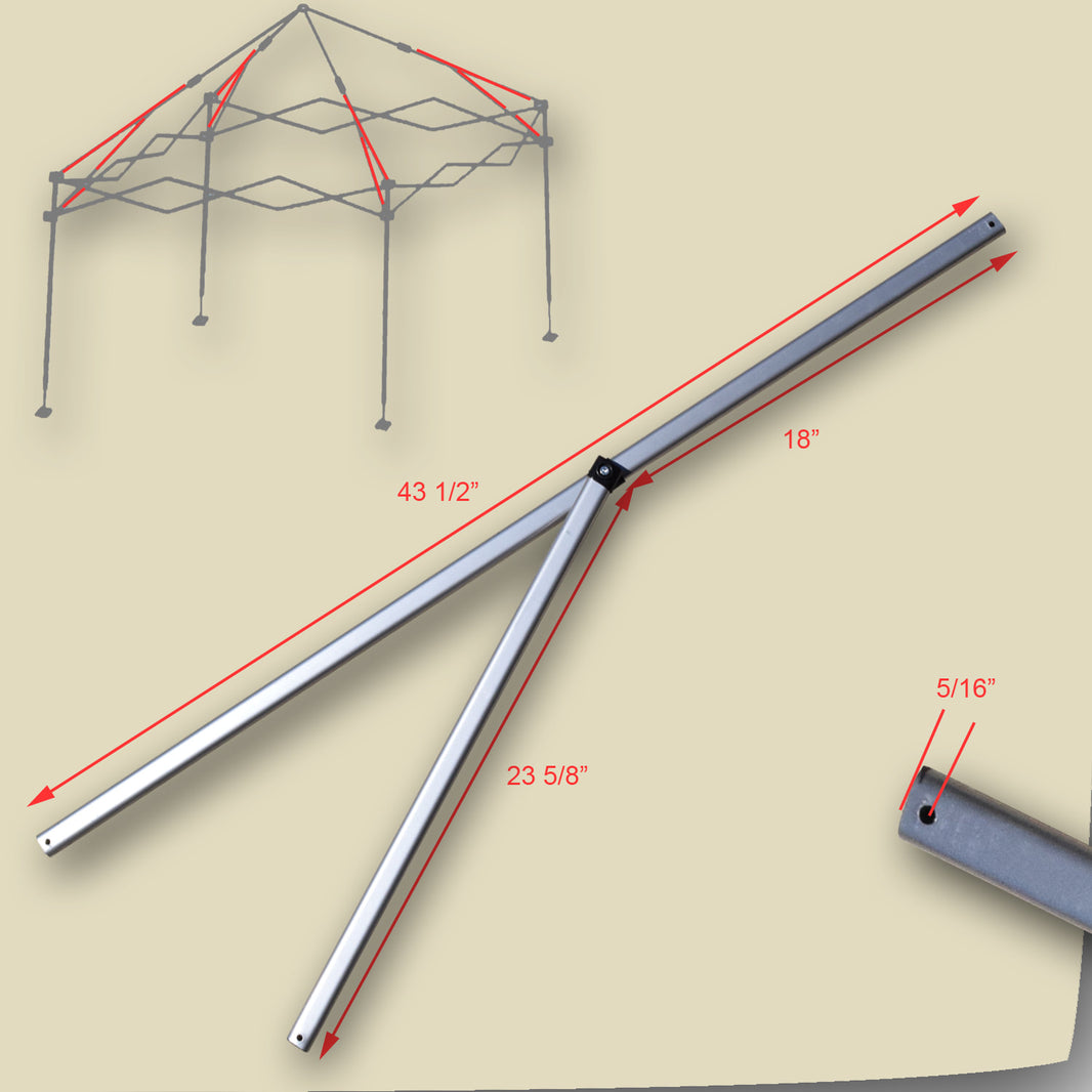 Replacement Parts for Quik Shade Weekender Elite 10' x 10' Straight Leg