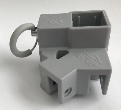 This image showcases Leg Slider Pull-Pin Pole Connector Replacement Parts designed for the E-Z UP 10" x 10" Straight Leg Canopy. These replacement parts are essential components that help maintain the stability and functionality of your canopy. 