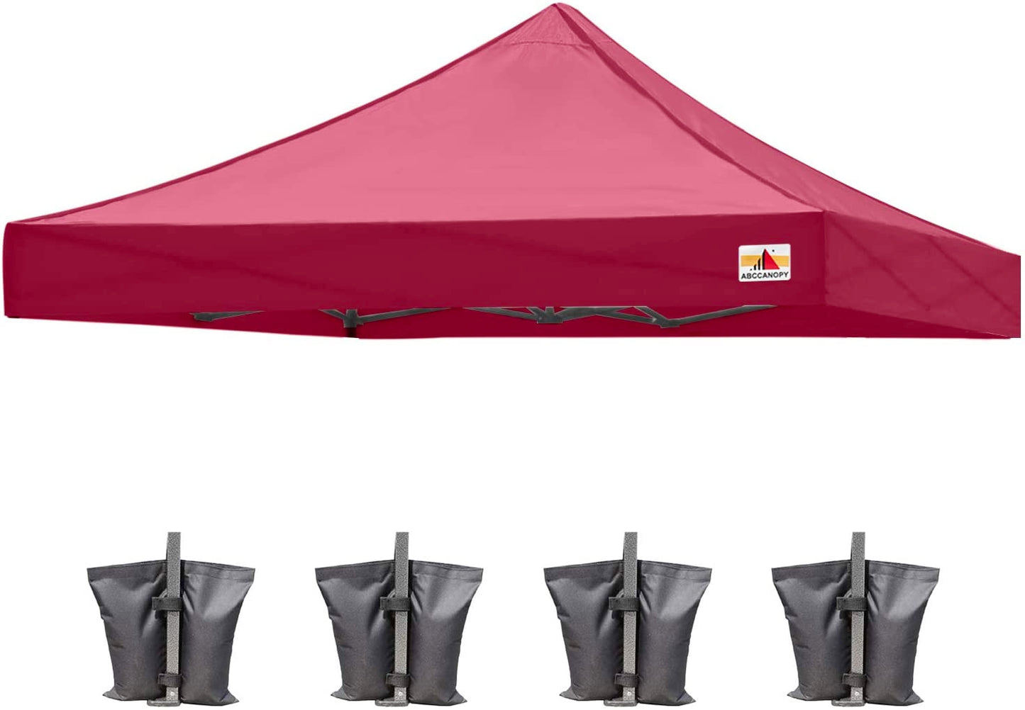 Here, you'll find the Burgundy Canopy TOP created to match the ABCCANOPY Commercial Deluxe 10x10 Canopy. Its tailored design ensures a snug fit and a clean, bright appearance.