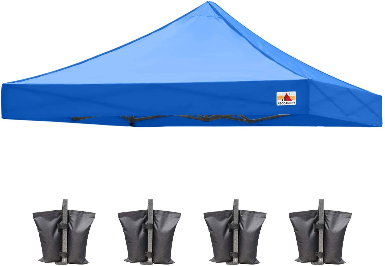 Featured here is the Blue Canopy TOP, crafted to complement the ABCCANOPY Commercial Deluxe 10x10 Canopy. This top not only offers protection from the elements but also enhances the aesthetic appeal of your outdoor event.