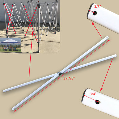 coleman replacement tent pole Coleman 12x12 Instant Eaved Shelter Canopy Gazebo SIDE TRUSS Bars Repl –  Gazeparts.com